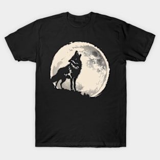 Shielding Wolf Protective Retrievers Illumination T-Shirt